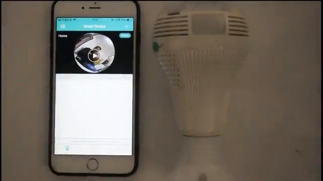 Топ продаж, панорамная Wi-Fi Камера-лампа 360° Рыбий глаз с aliexpress в 2020 смотреть онлайн