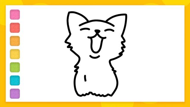 Draw a cat (cute kitty) смотреть онлайн