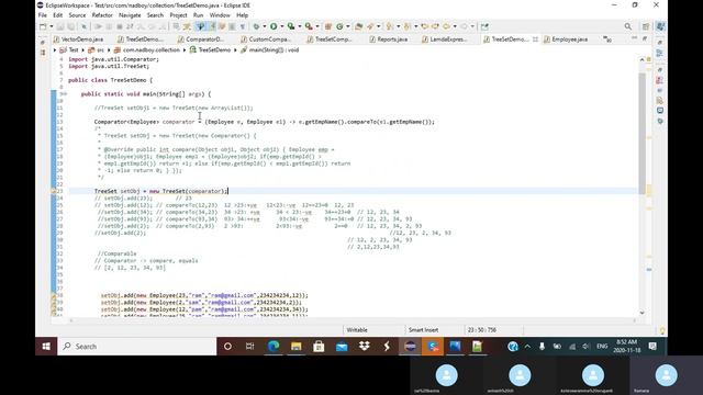 Treeset Comparator Comparable: Part3 смотреть онлайн