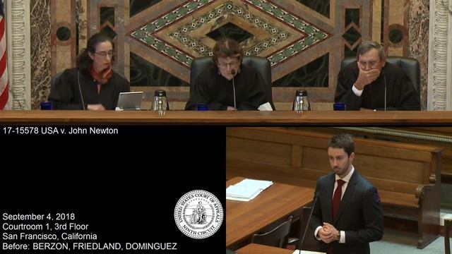 17-15578 USA v. John Newton смотреть онлайн