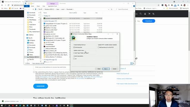 How to install PyCharm IDE for beginners - Learn Python with me смотреть онлайн