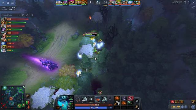 Kunkka Dota 2 7.32 Gameplay T1.Ana With Radiance And Tarasque - TI12