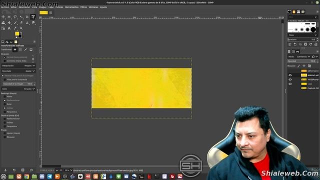 Tutorial de diseño grafico GIMP en linux mint generando una textura para el banner de el canal смотреть онлайн