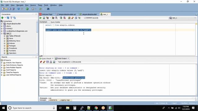 GRANT and REVOKE permissions in Oracle (DCL Commands) | Oracle SQL fundamentals смотреть онлайн