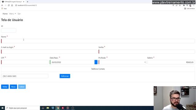 Projeto Spring Boot REST API e Angular смотреть онлайн