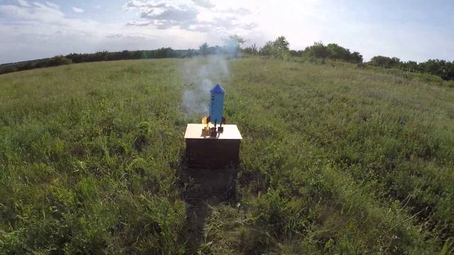 Ракета из спичек, полетит или нет? \\ A rocket made of matches, will it fly or not? смотреть онлайн
