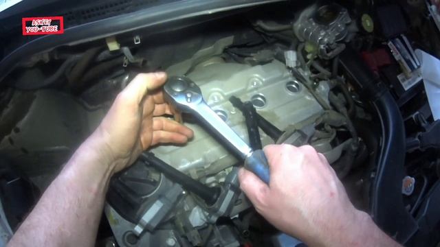 ✅✌??? Nissan Tiida Замена свечей зажигания