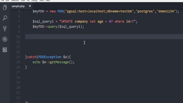 PHP PDO UPDATE query to PostgreSQL Database смотреть онлайн