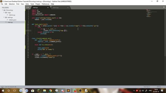 [Discord.py] Cogs & Say Command | Episode 2 смотреть онлайн