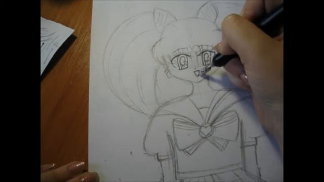 Draw Chibi Usagi ▌Рисую Чибиусу ▌SailorMoon