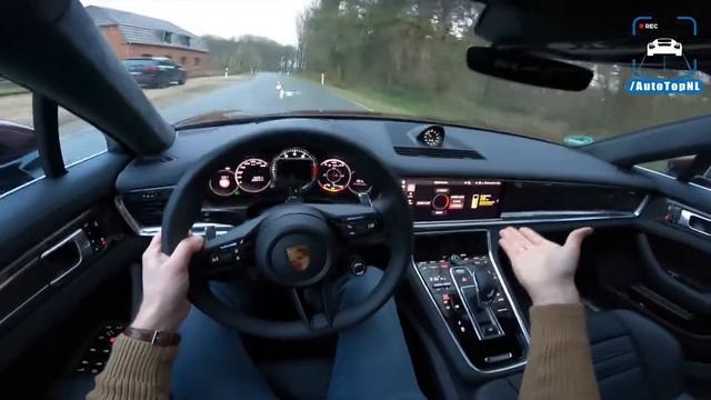 Porsche Panamera TURBO SE Hybrid 21 ОБЗОР НА АВТОБАНЕ [БЕЗ ОГРАНИЧЕНИЯ СКОРОСТИ] от AutoTopNL смотреть онлайн