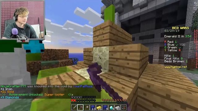 The Dream Team | Minecraft Bed WARS смотреть онлайн