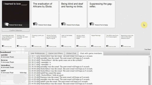 How did I Lose? Cards Against Humanity With Chilled Chaos смотреть онлайн