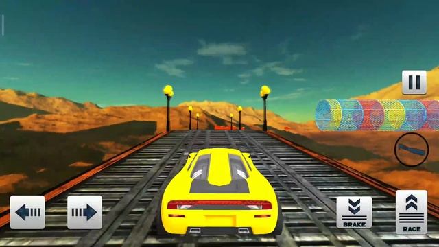Car Stunt Master - Crazy Drive on Impossible Tracks II Android iOS Gameplay смотреть онлайн