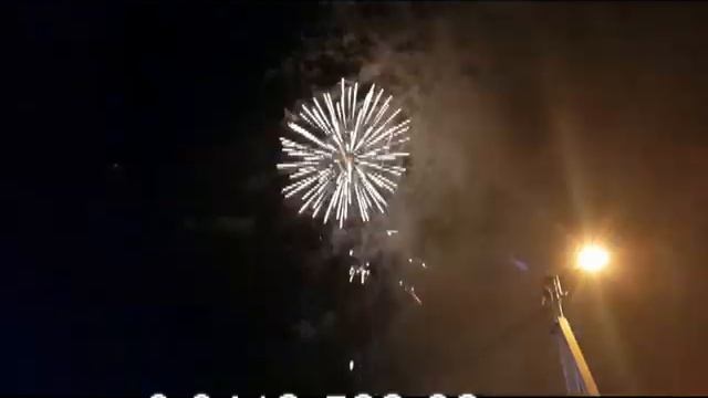 Салют на трассе Москва-Челябинск в Астре. смотреть онлайн