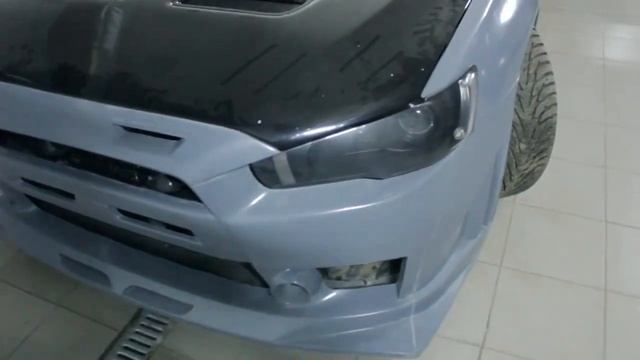 Accolade GT400  Примерил переднее расширение на Mitsubishi Lancer X