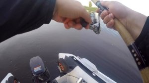 Ловля Щуки на Реке. Rapala Rattlin Minnow Spoon 8 собирает всю щуку. Клев что надо!