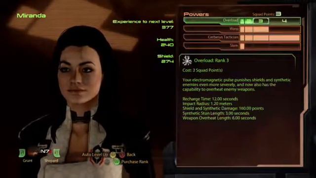 Mass Effect 2 (XB1) Ashley Shepard gains Miranda's Loyalty !!! (Episode 11) (Part 4) смотреть онлайн