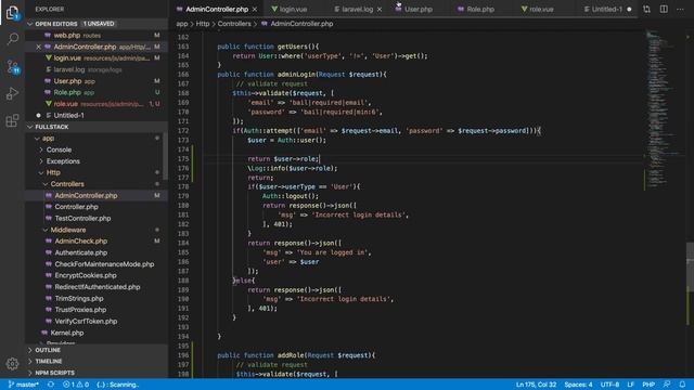Fixing the current admin panel | Laravel ACL | Full Stack Laravel Vue Development | Part 26 смотреть онлайн