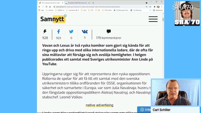 Utrikesminister Ann Linde - SKA ha sparken och åtalas! смотреть онлайн