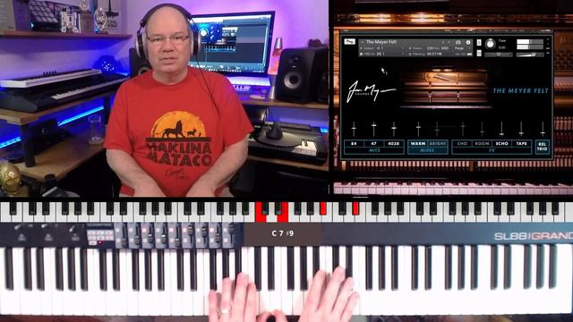 Playing The Meyer Felt | Piano Library For Kontakt by Jon Meyer Sounds смотреть онлайн