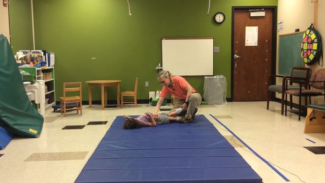 Moving from Back Lying through Squatting to Standing: Exercises for a Child with Cerebral Palsy #02 смотреть онлайн