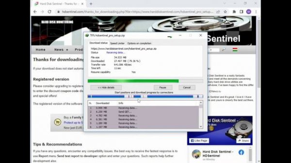 Hard Disk Sentinel Download And install