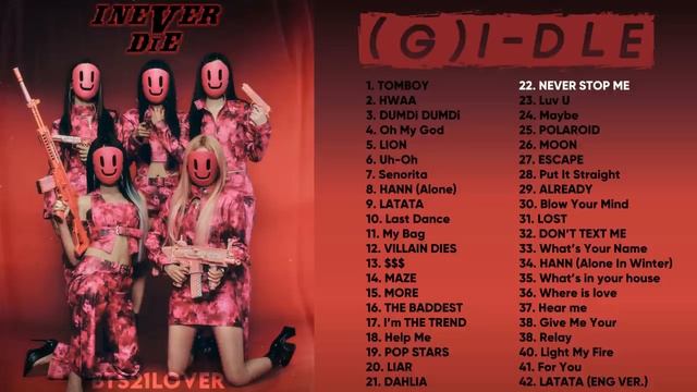 (G)-IDLE ALL SONGS PLAYLIST 2022 смотреть онлайн