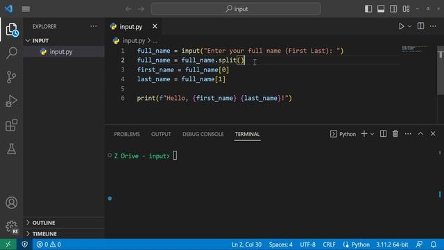2023 Python - User Input ? смотреть онлайн