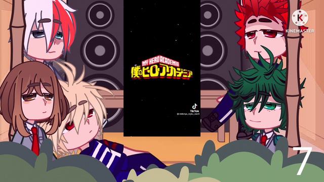 Bnha React To Deku / мга реакция на деку.,