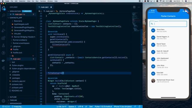 Contacts List & Search Implementation in Flutter - Easy Peasy смотреть онлайн