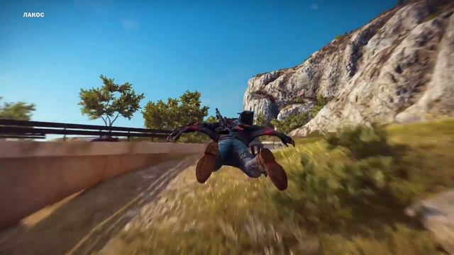 Just Cause 3 машина трюкачка!