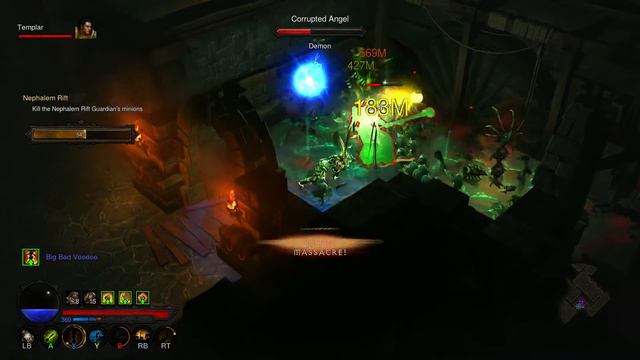Diablo 3 RoS 2.4 Witch doctor Zunimassa's set gameplay. T10 смотреть онлайн