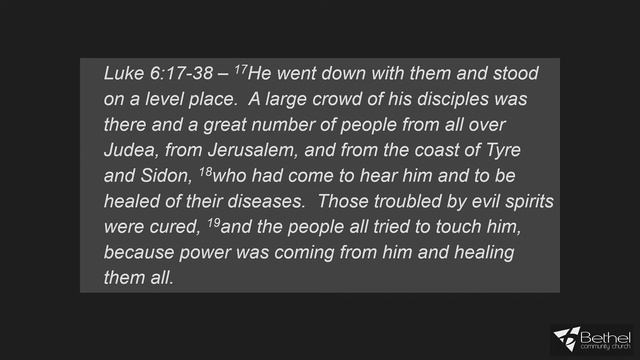 Luke 6:39-49 – “Sermon on the Plain, Part 2” – Messiah’s Mandate, Week 8