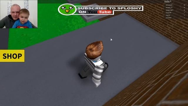 СБЕЖАЛИ ИЗ ТЮРЬМЫ убегаем от охранников в мультяшной игре ROBLOX смотреть онлайн