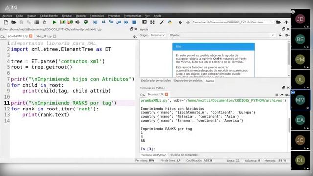 Usando Archivos XML Python смотреть онлайн