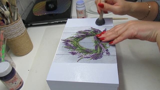 Шкатулка с росписью! Мастер класс! смотреть онлайн