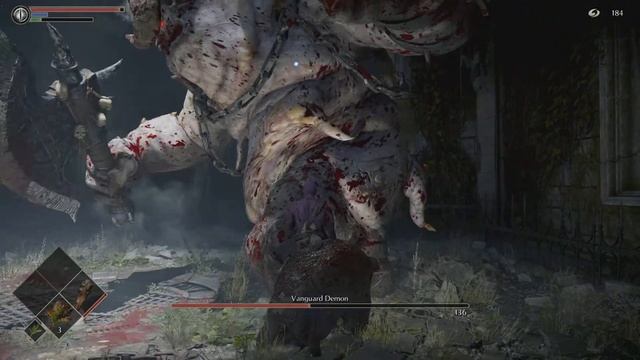 Demon's Souls Barbarian vs Tutorial Vanguard смотреть онлайн