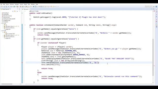All About Items | Bukkit Plugin Tutorial #2 | Spigot 1.12 смотреть онлайн