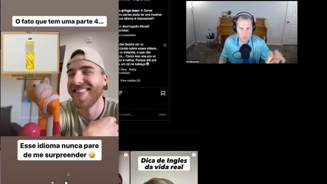 O VÍDEO DE REACT MAIS HONESTO: Gringo reagindo a Traumatizando gringos aprendendo português смотреть онлайн