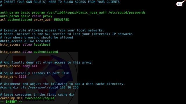 Squid Proxy Server Installation & Configuration on RHEL9 смотреть онлайн