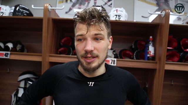 Алексей Кручинин: "Хорошая победа, хорошее настроение, болельщикам огромное спасибо!" смотреть онлайн