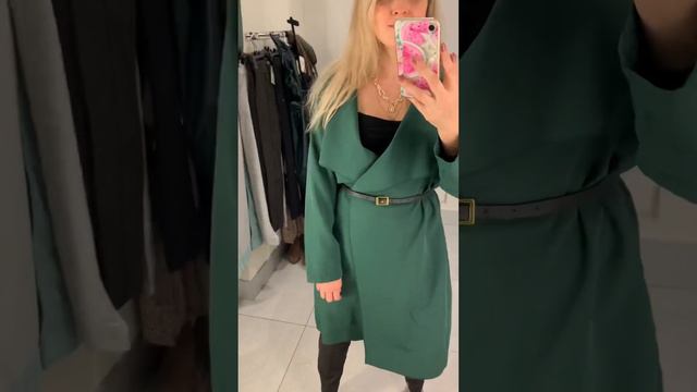 Женский кардиган плащ пальто тренчкот Plus-size смотреть онлайн