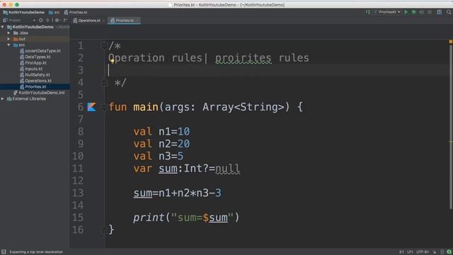 11- Kotlin || math priorites- الاسبقيات смотреть онлайн