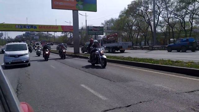 Открытие байкерского сезона 2019 Владивосток смотреть онлайн