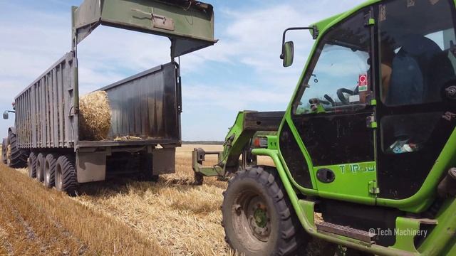 Заготовка СЕНА Трактором ! Тюкование сена / Уборка сена смотреть онлайн