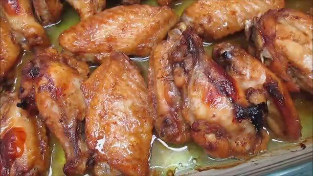 Куриные крылья в духовке(Chicken wings in oven) смотреть онлайн