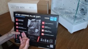 Собрал народный игровой ПК 2023 13500+4070+32GB  распаковка , LE720, MSI B760 GAMING PLUS WIFI.