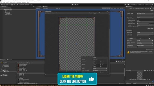 Reuse Images at Different Sizes Using 9 Slicing (Unity Tutorial) смотреть онлайн