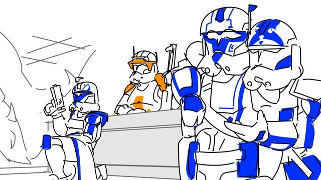 Fire on the Jetski (SovietWomble audio/Clone Wars animation) смотреть онлайн